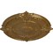 Ekena Millwork Attica Acanthus Leaf Ceiling Medallion (Fits Canopies up to 3 1/4"), 30 1/8"OD x 1 1/2"P, Pale Gold CM30ATPAS - alternate 3